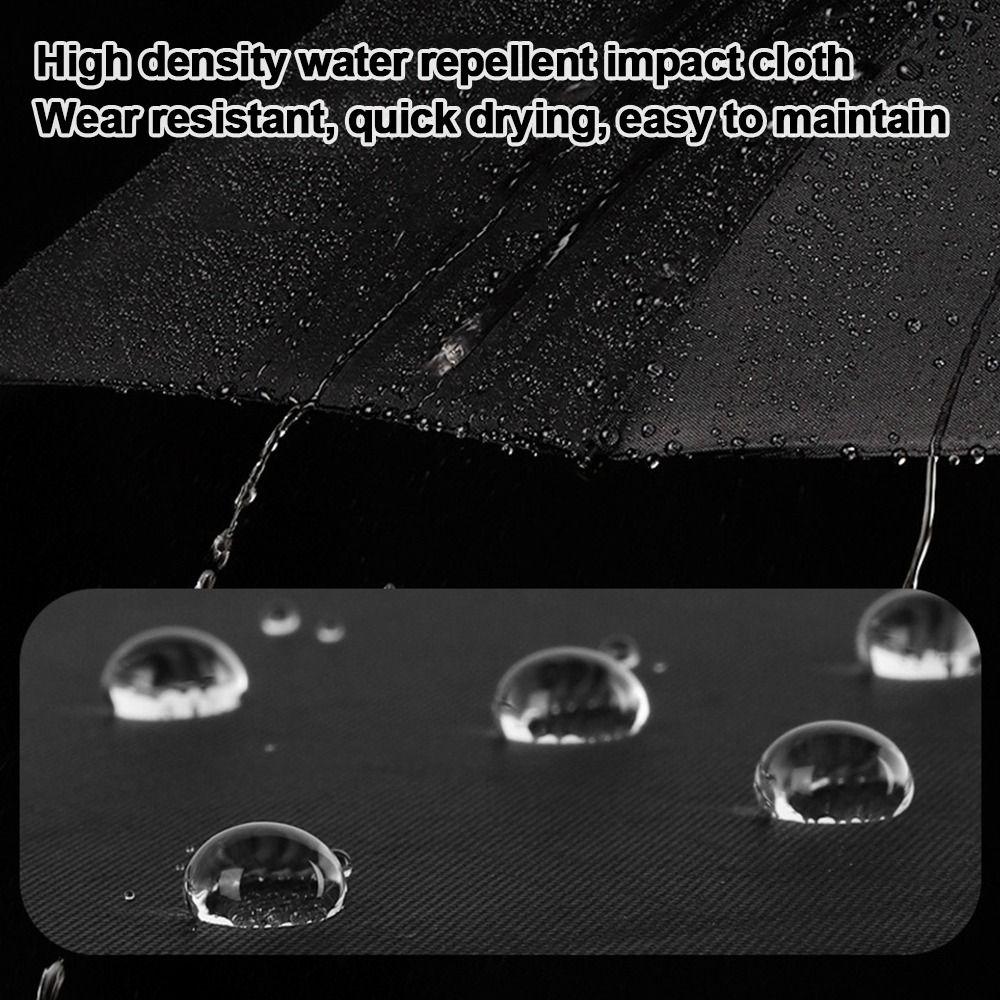 Wood Handle Folding Sun Umbrella 108 Bones Business Umbrella Automatic Umbrella  Rain and Sunshine