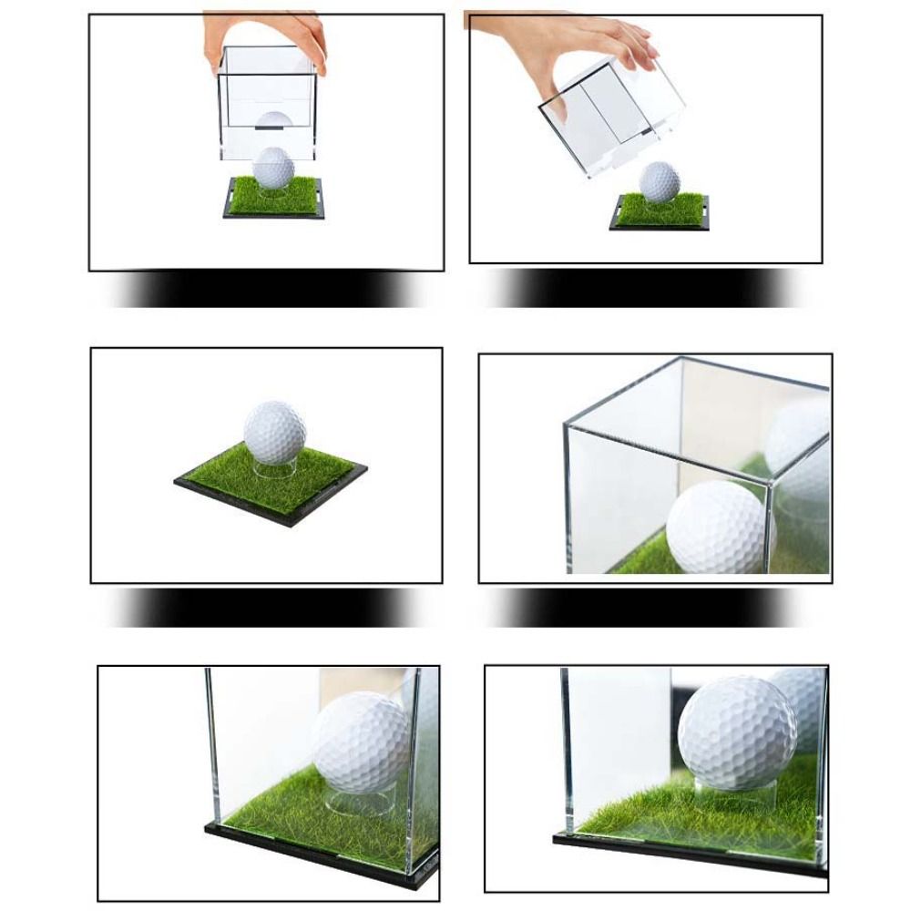 Transparent Holder Stand Golf Ball Lawn Design Golf Ball Acrylic Box  Golf Supplies