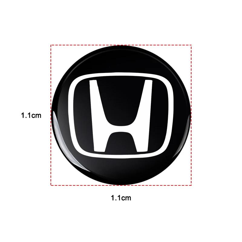 Car Hot 2025 Car Goods 14MM Remote Car Key Stickers Emblem Accessories For Honda Civic Accord Crider City CRV HRV Inspire Fit Od