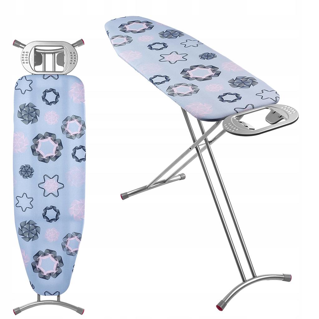 KADAX Ironing Board 120x38cm Wide Top Foldable Iron Holder