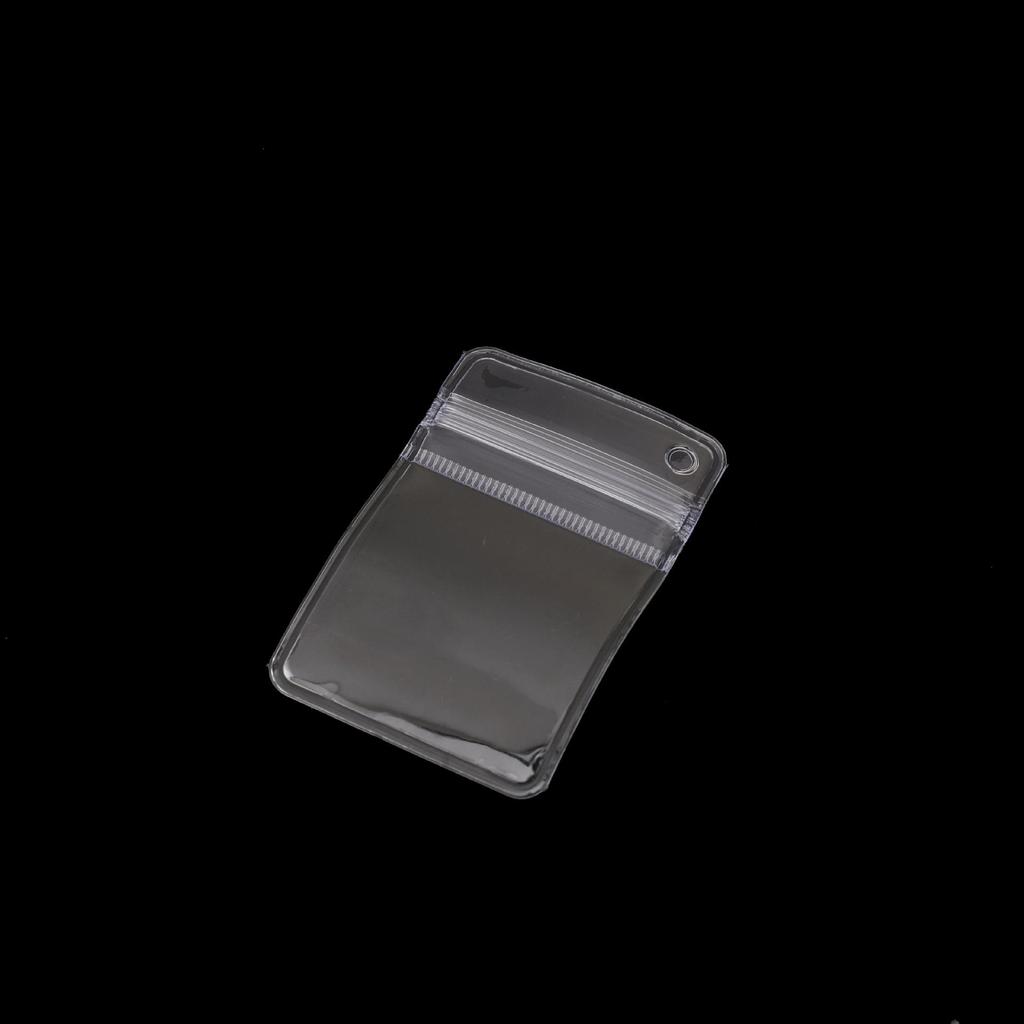 PVC Self-Sealing Jewelry Bag with Zipper & Hanging Hole