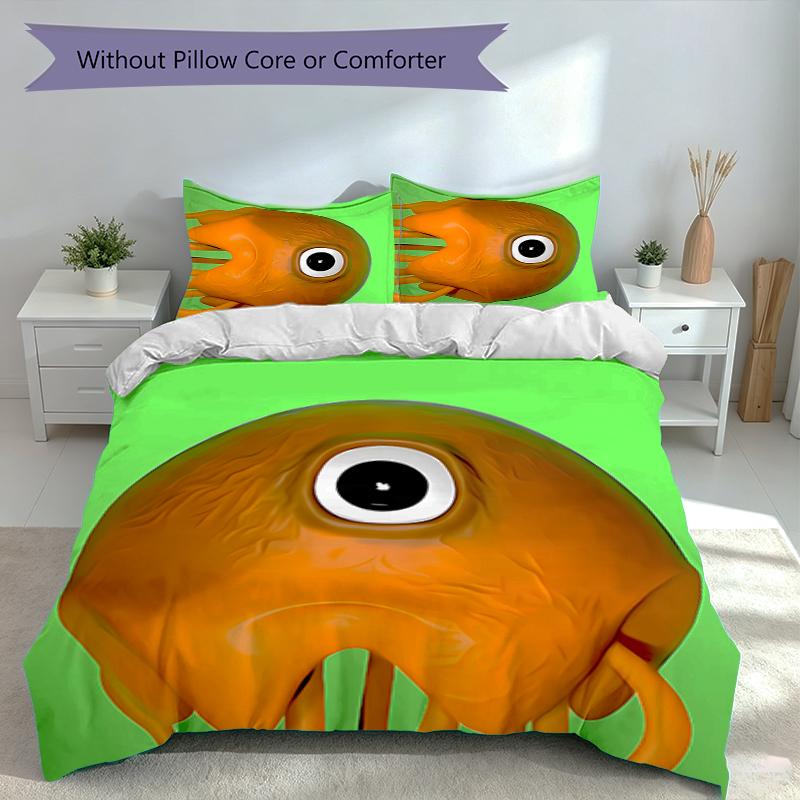 3pcs Garten of Banban Duvet Cover Set, Includes 1 Duvet Cover and 2 Pillowcases,Skin-Friendly&Comfortable Fabric,Suitable Bedding Sets