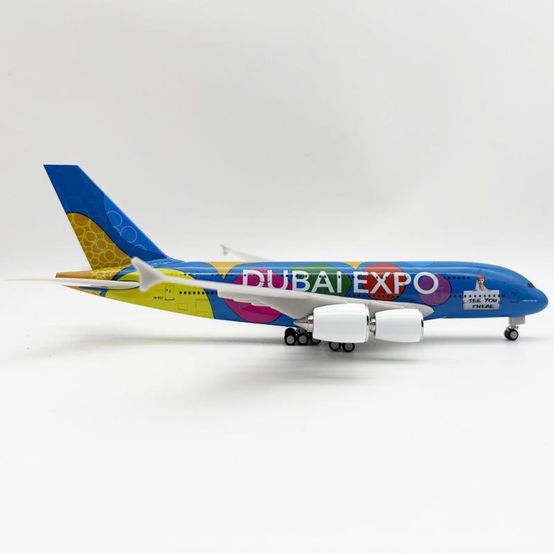 1 Set 1/240 A380 Airlines Series 30cm Airways Resin Model Planes Collectible Desk Accessories Airplane Model Room Decoration