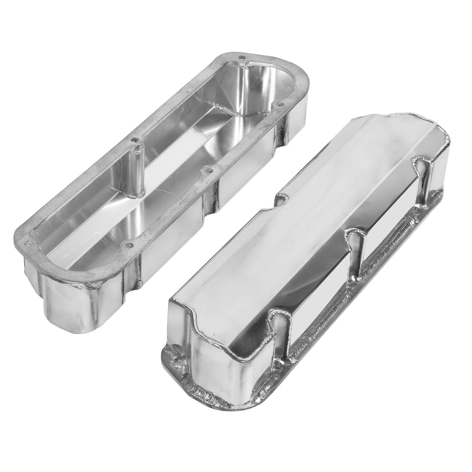

Engine Valve Cover V4202 Polished Silvery Aluminum Alloy Valve Cover for Small Block SBF 289 302 5.0L 351W 1962 to 1985