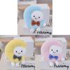 Cute Moon Plush Doll Keychain With Pp Cotton Filling For Backpack Decor And Gift