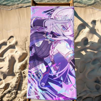 Jeu Genshin Citlali Impact Serviette Sport Séchage Rapide Voyage Camping Équipement Anti-sable Douce Légère Grande Serviette de Plage