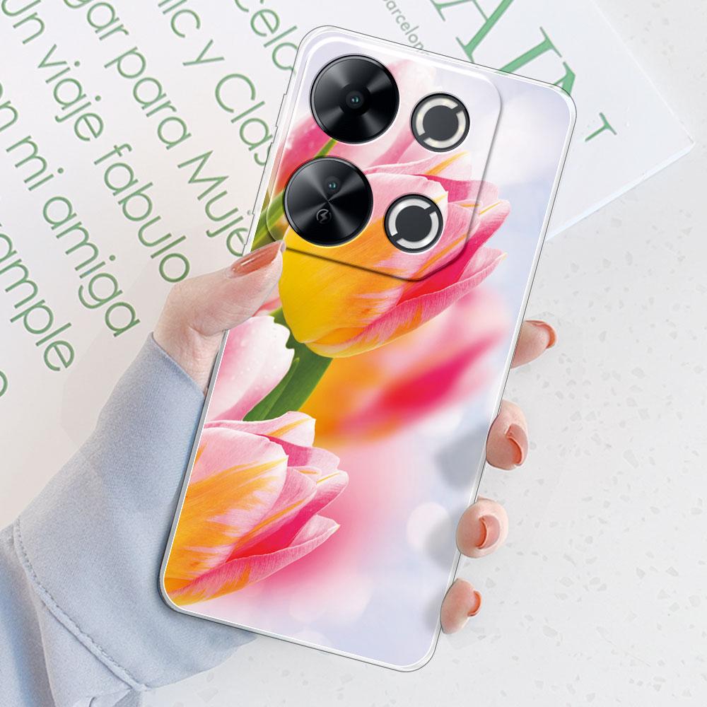 For Itel P65 Case Back Cover For Itel P65 P671L 2024 Shockproof Clear Soft Silicone Phone Case for ITEL P65 P 65 ITELP65 Coque