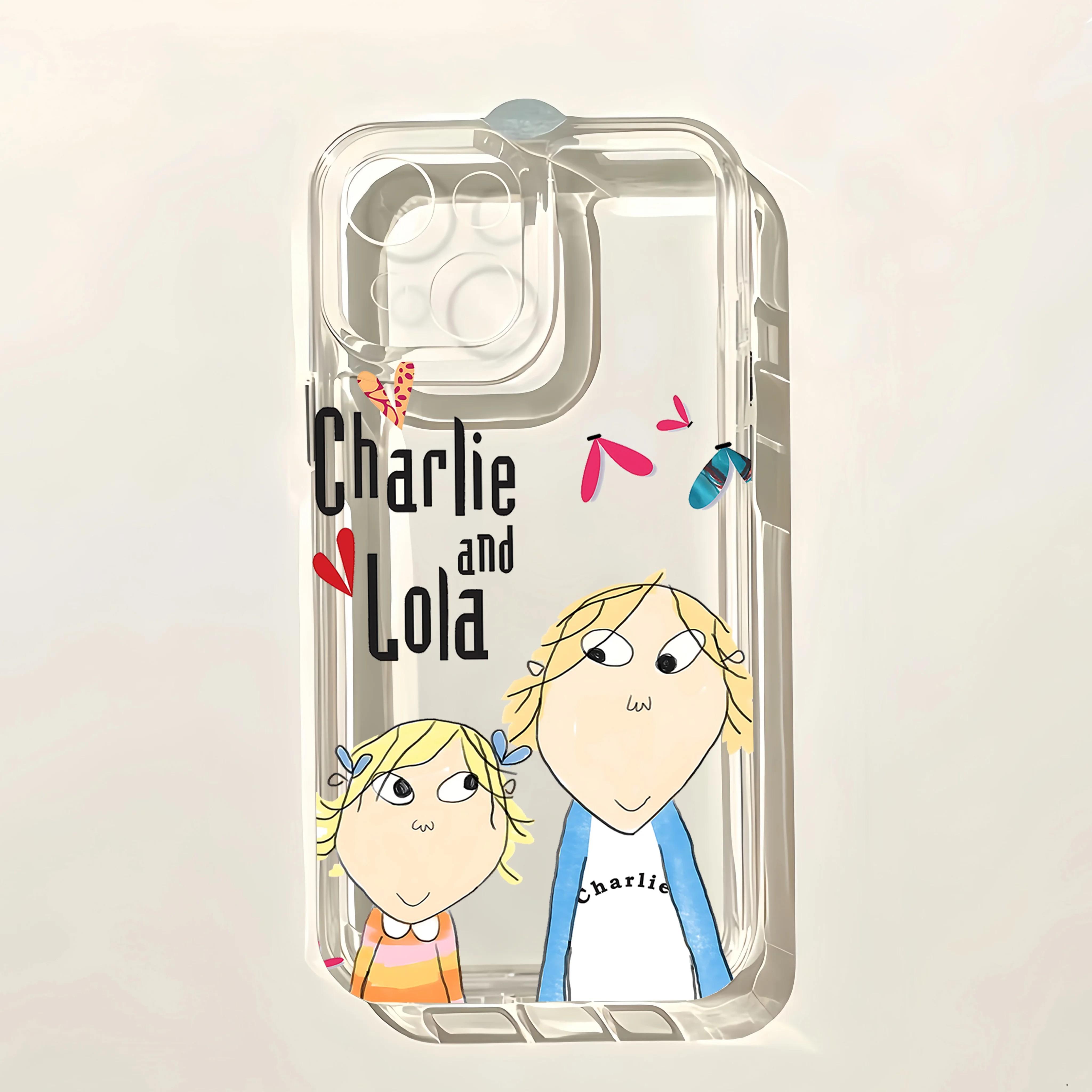 

Чехол для телефона Charlies and Lolas для Samsung Galaxy S26 S25 S24 S23 S22 S21 S20 Note20 Note10 Edge Plus Ultra Lite 5G Прозрачный чехол Samsung Note20