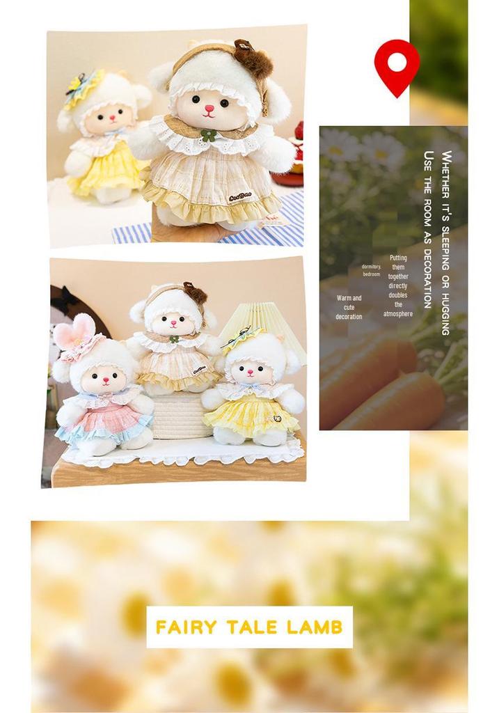 Royal Concubine Lamb Plush Lolita Doll - Cute Soothing Toy for Girls