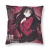 Fate Grand Order Rin Tohsaka Square Pillowcase Polyester Linen Velvet Creative Decorative Pillow Case Sofa Seater Cushion Case