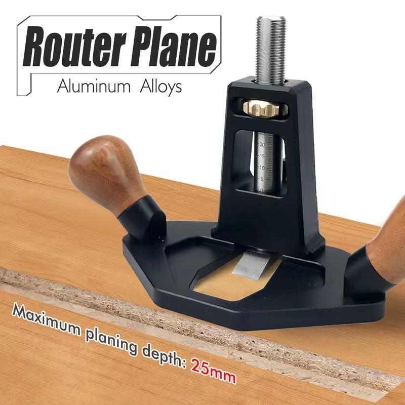 Portable Woodworking Plane with Flat Sole for Accurate Wood Smoothing and Shaping Tasks