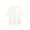 Li-Ning Sports Life Series Printed Text Round Neck Pullover Short Sleeve T-Shirt Men Tops Off-White AHST421-1