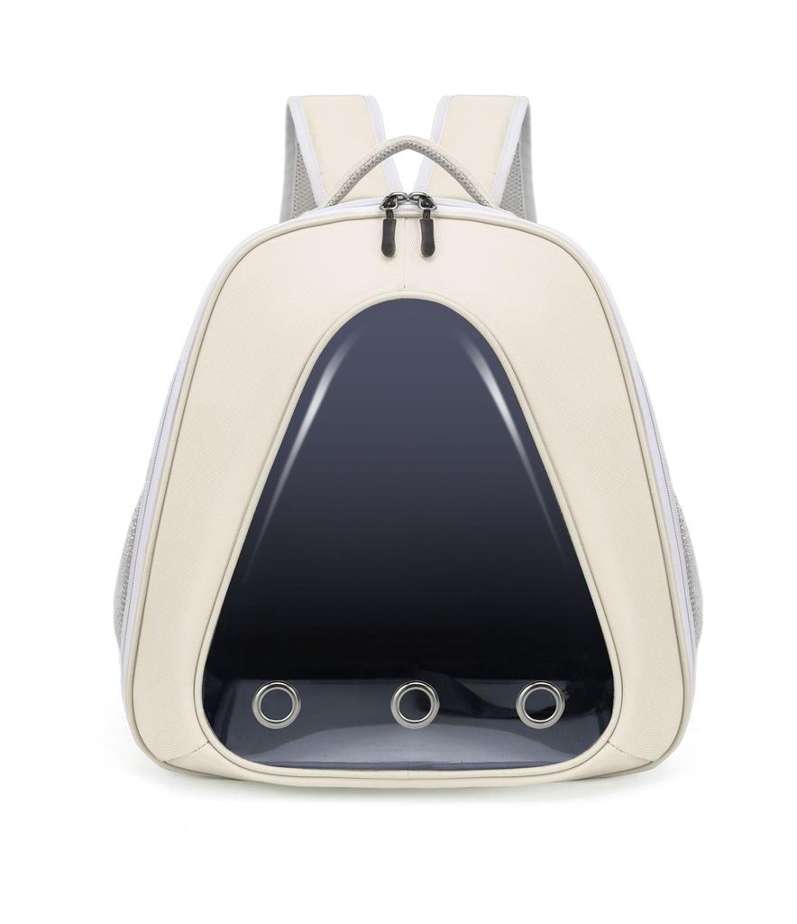 Transparent, Portable, Breathable Travel Pet Bag with Large Capacity, Space - Capsule - Like Design, and Double-shoulder Cat Bag