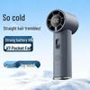 26-Year 100-Speed Mini Handheld Fan with Strong Wind, USB Digital Display, Portable Design