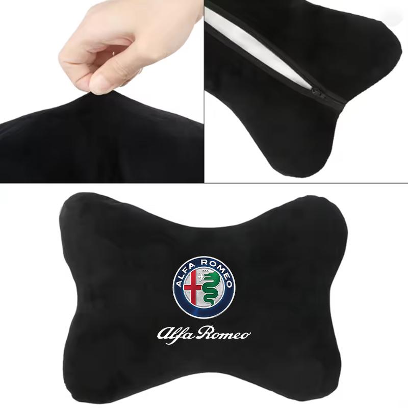 Poduszki Podszyjne do Samochodu Wypełnione Włóknem Poduszka Samochodowa Do Alfa Romeo STELVIO Giulia 159 Giulietta 147 Mito 156 MTO Sportiva Akcesoria Samochodowe