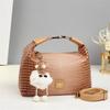 Borsa a tracolla a forma di cuscino in PU per lo stile quotidiano con scomparti multipli