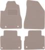 Tapetes de veludo bege para o chão.: Lexus RX II SUV (2003-2008)