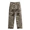 ZA Womens High Waist Straight Leg Leopard Print Casual Pants Streetwear