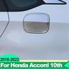 For Honda Accord X 10th 2018     Stainless Car Fuel Tank Oil Cap Gas Cover Trim Exterior Decorate Accessories