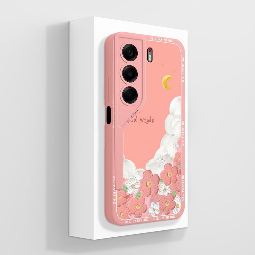 For Tecno Camon 40 30 20 Pro Premier Phone Case Beautiful Planet Pattern Soft Liquid Silicone High Quality Anti Slip Protective Shell For Tecno Casing