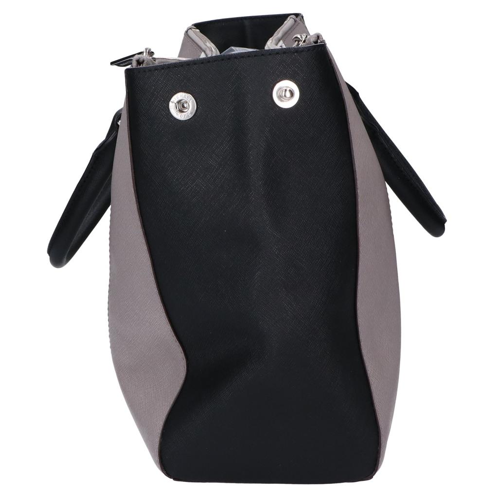 MICHAEL KORS [Excellent Condition] 30T4SJTS7L Leather 2-Way Shoulder Bag Tote Bag Gray / White / BlackUsed