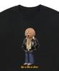 GRAVER [Unisex] Tattoo Dog Perito Sweatshirt_Black