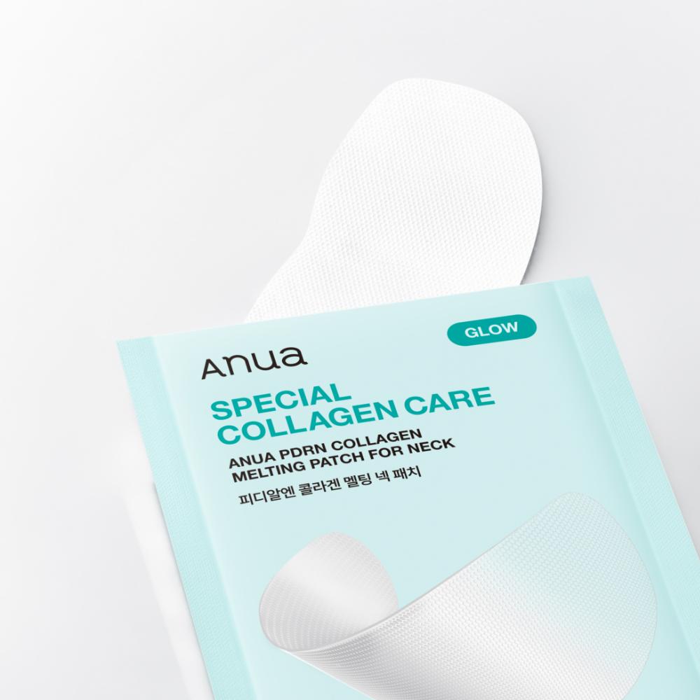 Anua PDRN Collagen Melting Neck Patch 4 Sheets – Neck Firming, Collagen Care, Korean