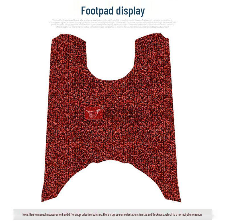 Waterproof and Non-Slip Foot Pad for 2023 Haojue AFR125S Scooter (Model HJ125T-27A)