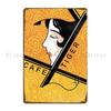 Cafe Tiger Vintage Design Metal Plaque Poster Plates Cinema Wall Plaque Iron Retro Tin Sign Poster