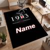 BJK FC (1) Personalized name Office Carpet Stylish Decor for Living Room Bedroom Kitchen