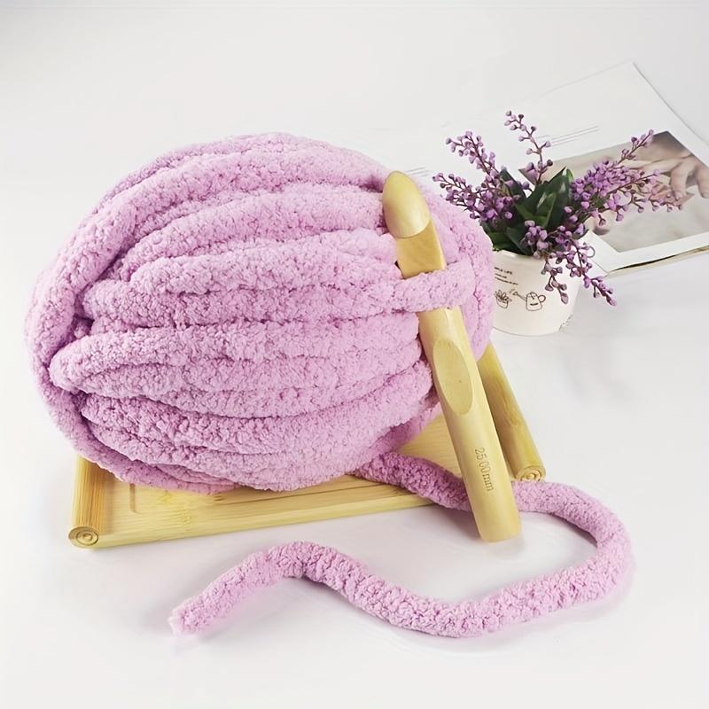 1roll Extra Thick Ice Bar Yarn Blanket Hand-woven DIY Line Large Chenille Cushion Pet Nest Line Iceland Scarf Hat Knitting