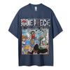 ONE PIECE Peripheral Products Unisex 2026 Summer Casual Oversized Tee Breathable Cotton Daily Lounging and Comic Themed Parties