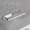 Stainless Steel Bathroom Roll Holder Paper Towel Holder Kitchen Punch-free Storage Rack Wall-mounted Plastic Wrap Storage Rack