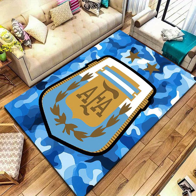 Tappeto Messi per Soggiorno Camera da Letto Casa Decorazione Divano, Tappetino Antiscivolo per Giochi Bambini