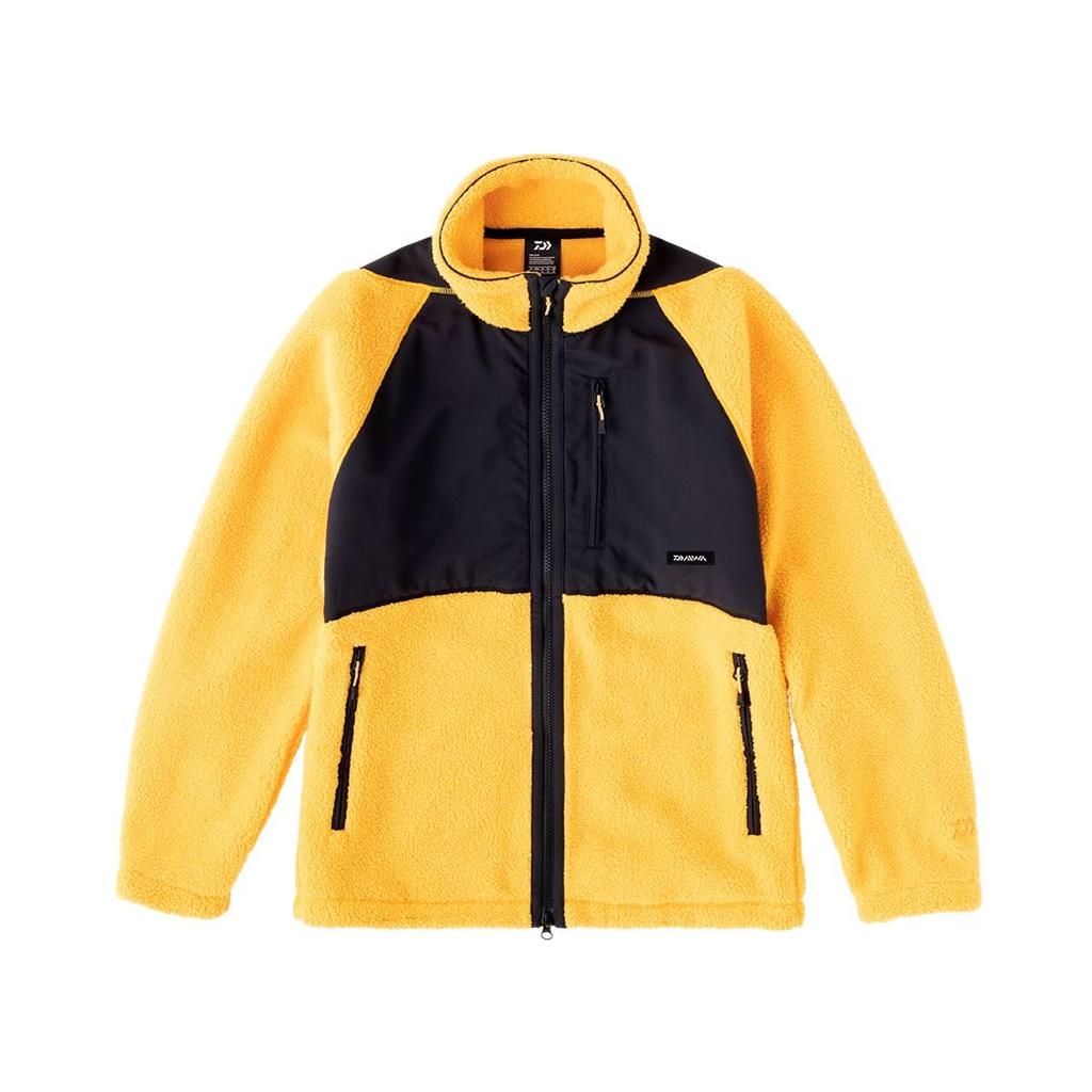 DAIWA Retro Fleece Jacket Faded Yellow Fishing DJ-3123 Men's