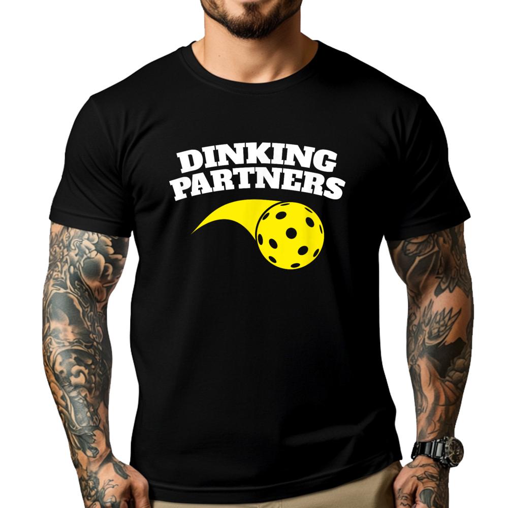 

Funny Pickleball Dinking Partner Doubles Team T Shirt Men 100% Cotton Breathable Men s Clothing 2025 Street S разноцветный