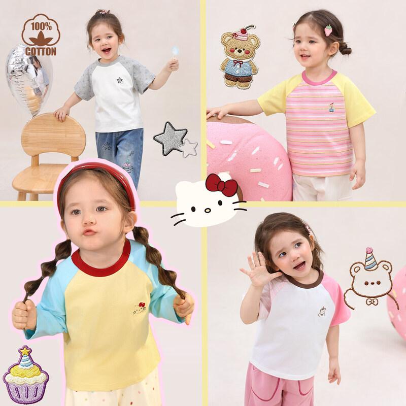 LUSON Baby Girl s Long Sleeve Raglan T-Shirt 80