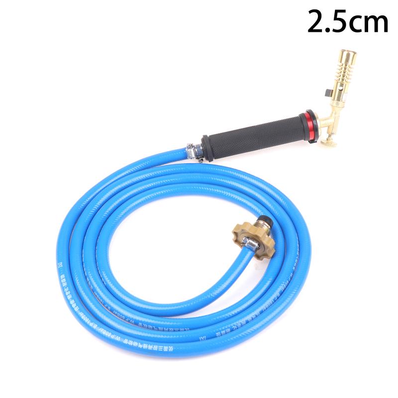 2.5M Flame Welding Torch Copper Aluminum Soldering Tool Liquefied Propane Gas Torch For Metal Melting Home Repair