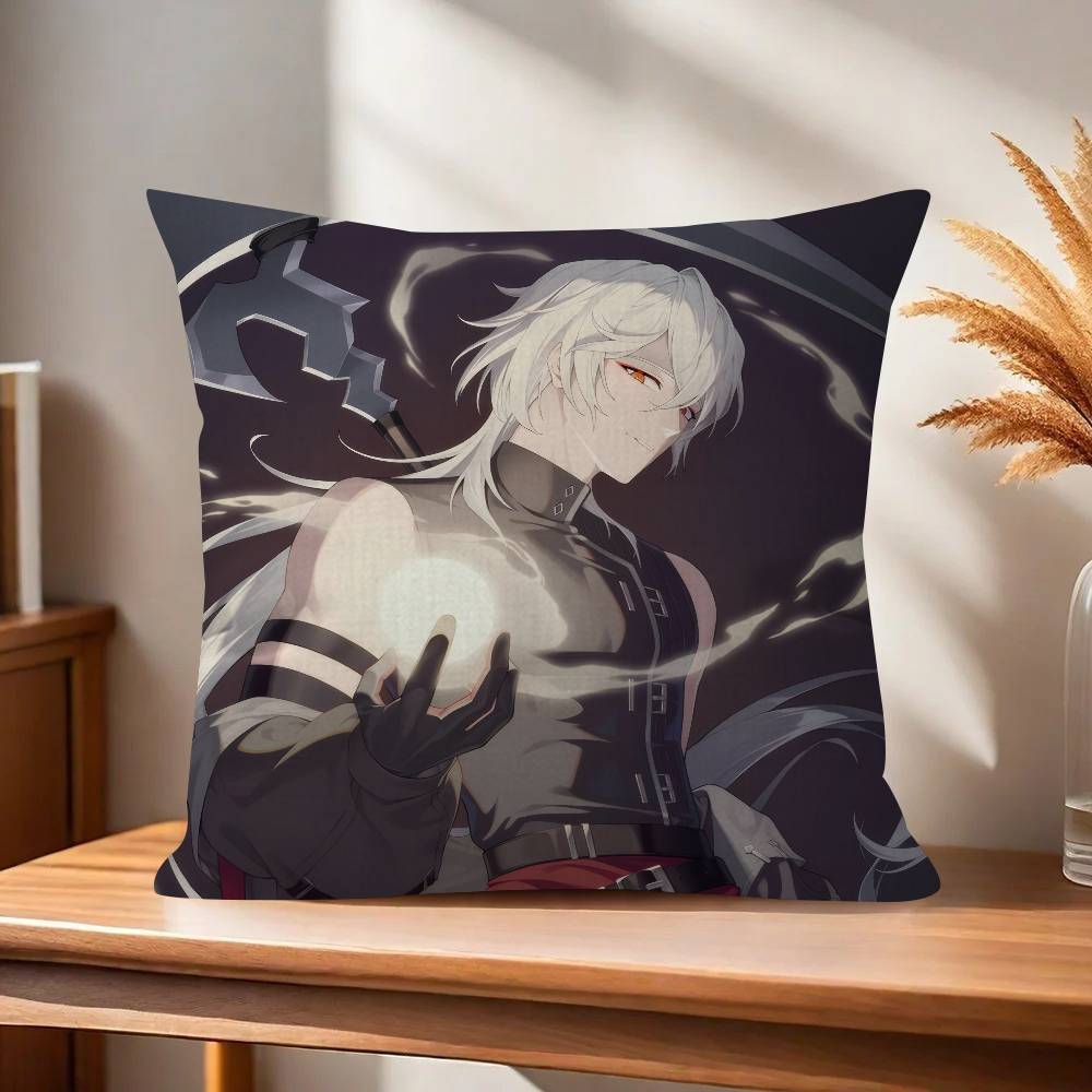 Game Date with Hot Death  Pillow Cushion Cover Pillowcase Living Room Sofa Home Decor Customized