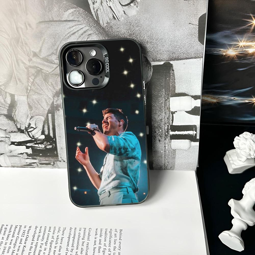 Singer Jonas B-Brothers Phone Case Matte Colored Silver For IPhone 16 17 15 14 13 12 11 Pro Max Plus XS X Shockproof Hard Cover