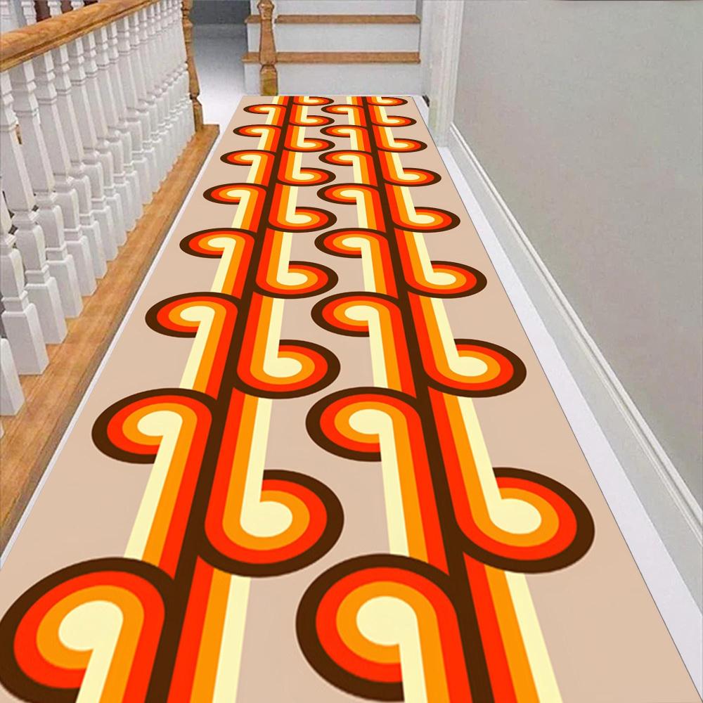 Welcome Home Holiday Gift Bedroom Living Room Laundry Floor Mat Entryway Area Rug Kitchen Runner Rug Abstract Geometric Plaid