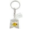 Creative Alloy Seashell and Pearl Keychain Pendant