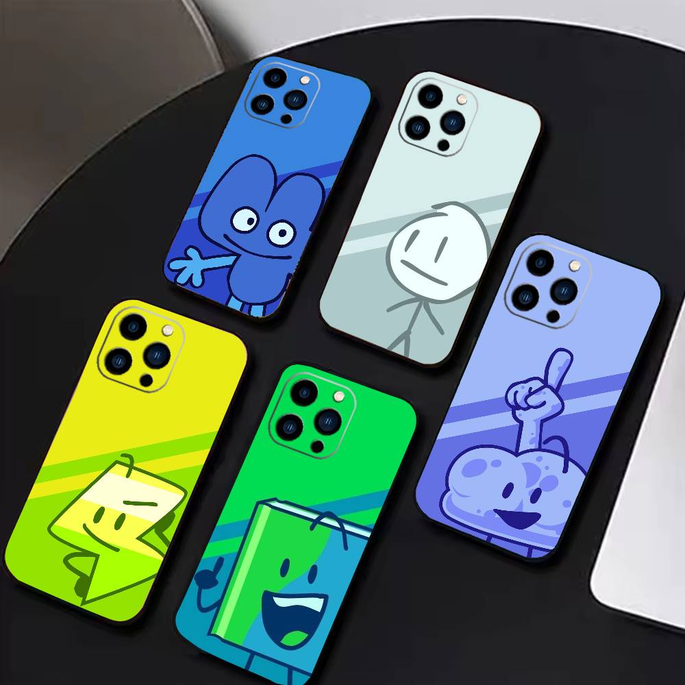 B-Bfdi C-Battle Phone Case For iPhone 17 16 15 14 13 12 Max Plus Silicone Black Cover