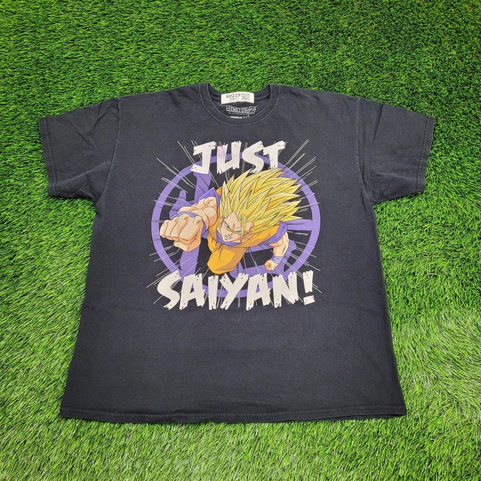Dragon-Ball Z Shirt XL 23x26 Saiyan Son-Goku Black 3XL