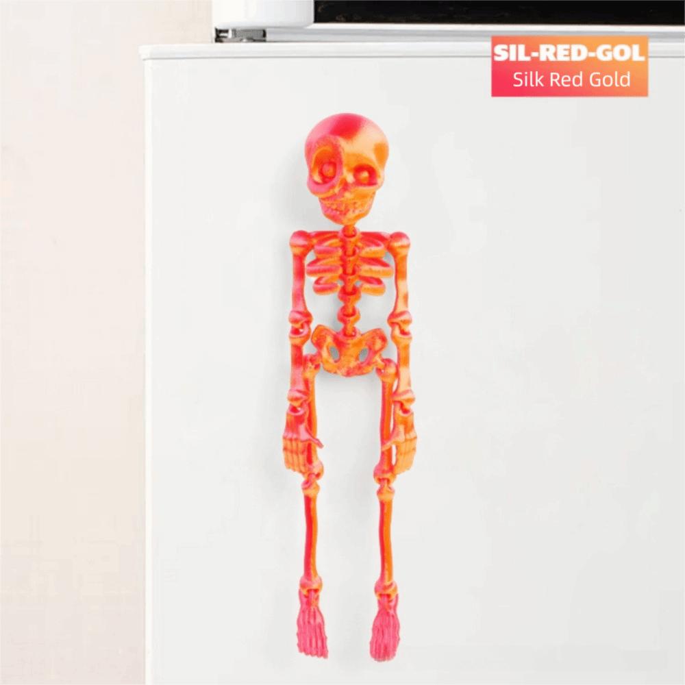 Movable Joints Skull Fridge Magnets Poseable Decorative Magnets  Halloween Decoration