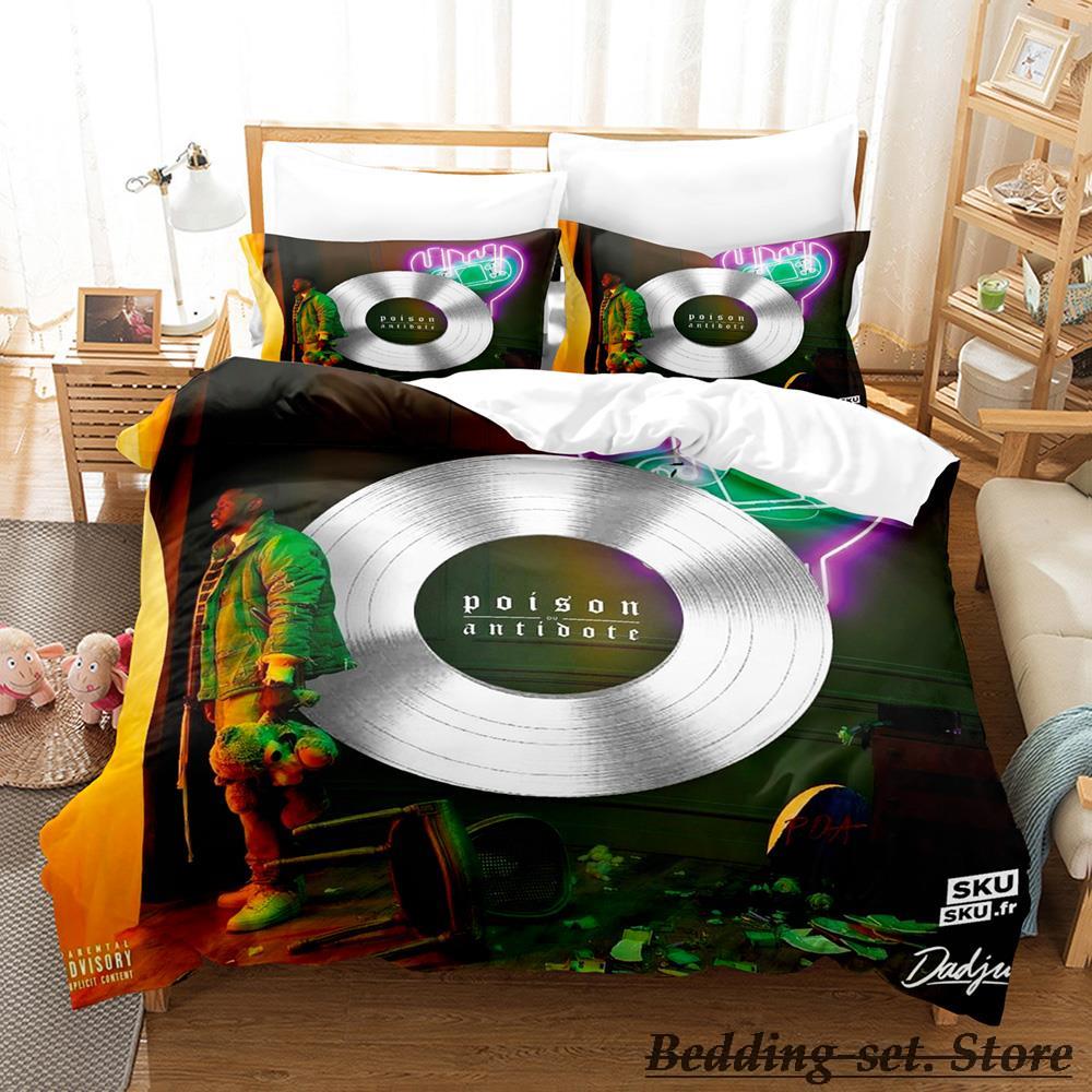 

Dadju All Season Bedding Set Single Twin Full Queen King Size Bed Set Adult Kid Bedroom Duvetcover Sets Anime Parure De Lit Bed EU Single(135*200cm)3pcs