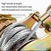 Efficient Ratchet Mechanism Wire Rope Tightener Feature Safety Locking Device And Compact Design For Easy Operation In Professional Setting