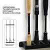 Fishing Pole Holders 6 Holes Wall-mounted Fishing Rod Rack 4 Mounting Screws Fishing Rod Combos Great Fishing Pole Holder For