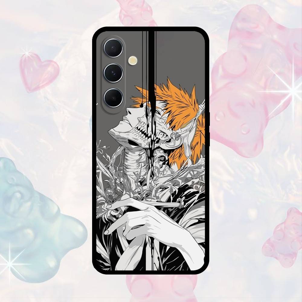 

AAA Аніме B-Bleach Куросакі Ітіго Чохол для телефону для Samsung S25,S24,S21,S22,S23,S30,Ultra,S20,Plus,Fe,Note,10,9,5G Чорний Чохол Samsung S25ULTRA