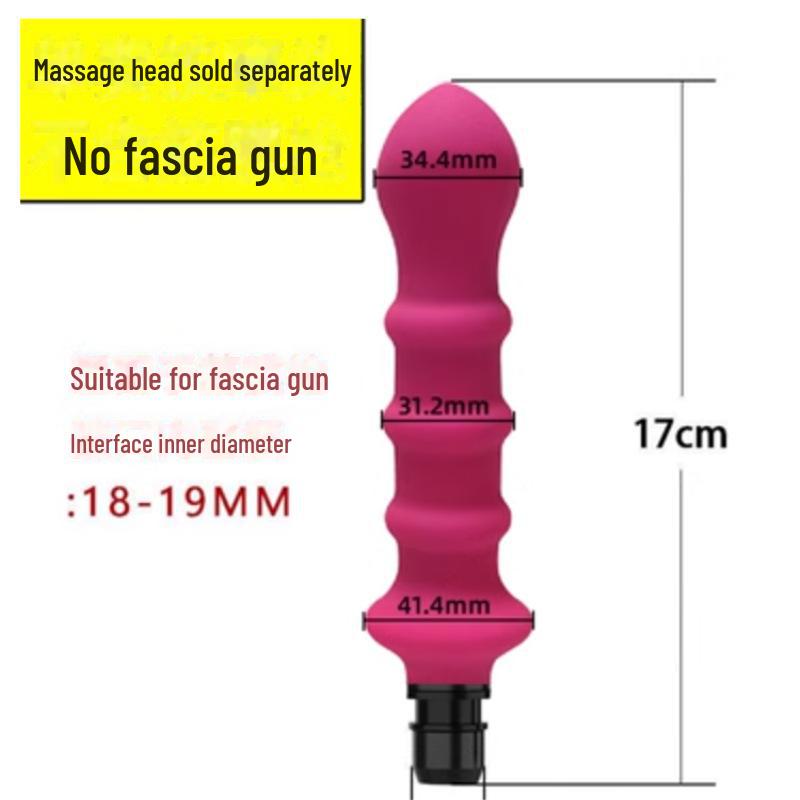 Multi-Function Massage Gun Adapter Kit with Silicone Heads for Adults